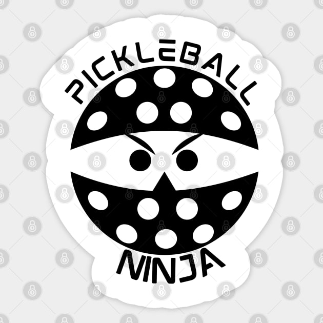 Pickleball Ninja Sticker by FK-UK